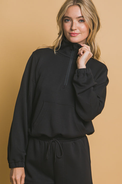 HALF-ZIP PULLOVER